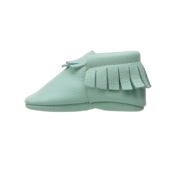 Freshly Picked Moccasins Cool Mint - Size 3 (12-18 months) NWOT - Picture 2 of 7